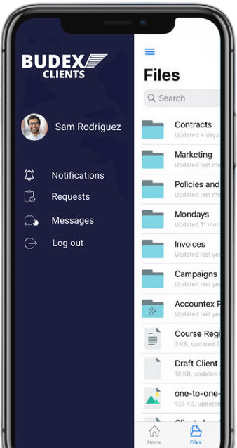 Access anytime and anywhere with the mobile app.